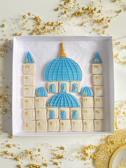 Ramadan Blue Mosque Calendar - Glazed Bakes