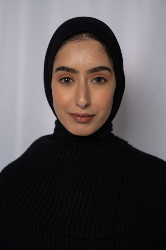 Black Instant Hijab - Glazed Bakes