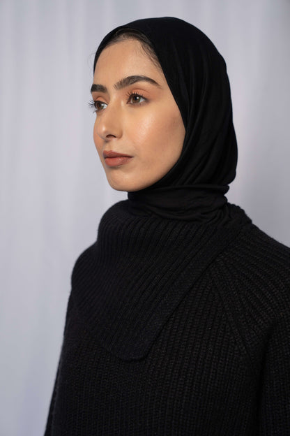 Black Instant Hijab - Glazed Bakes